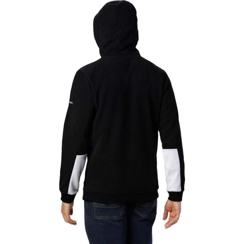 Columbia Men's Lodge™ Active-Fit Colorblocked Fleece Logo Hoodie sz.XXL - Picture 2 of 4